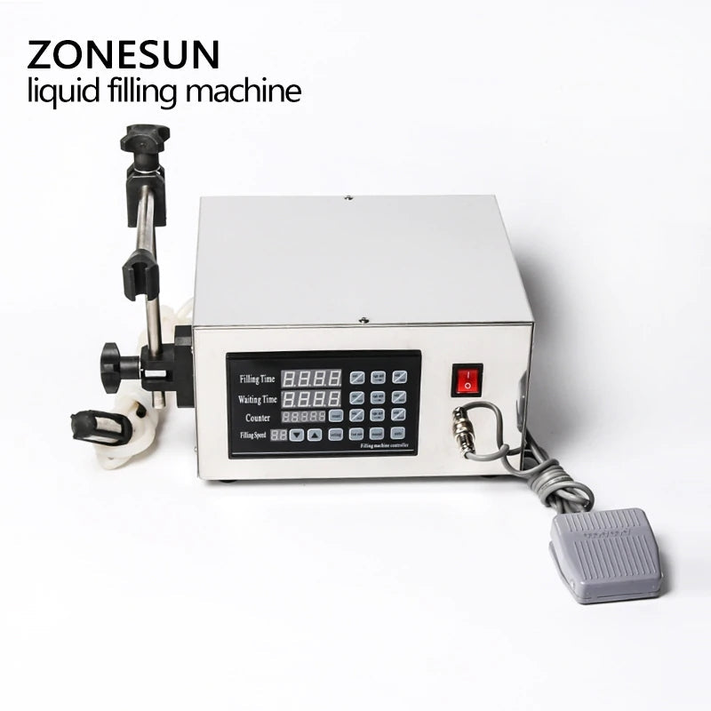 ZONESUN KC-280 Stainless Steel Diaphragm Pump Liquid Filling Machine