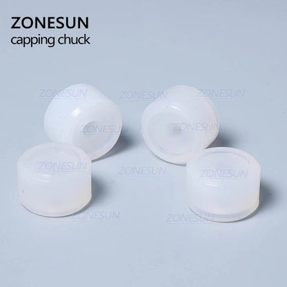 ZONESUN Rubber Friction Wheel Capping Chuck Head for ZS‑XG6100
