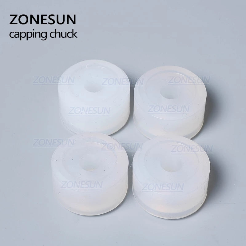 ZONESUN Rubber Friction Wheel Capping Chuck Head for ZS‑XG6100