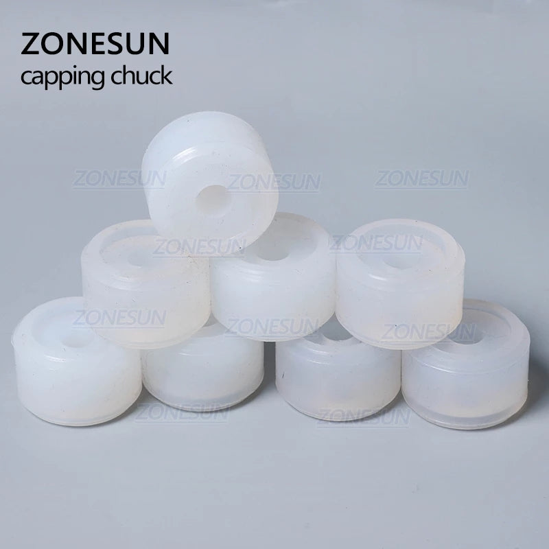 ZONESUN Rubber Friction Wheel Capping Chuck Head for ZS‑XG6100