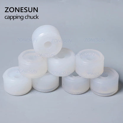 ZONESUN Rubber Friction Wheel Capping Chuck Head for ZS‑XG6100