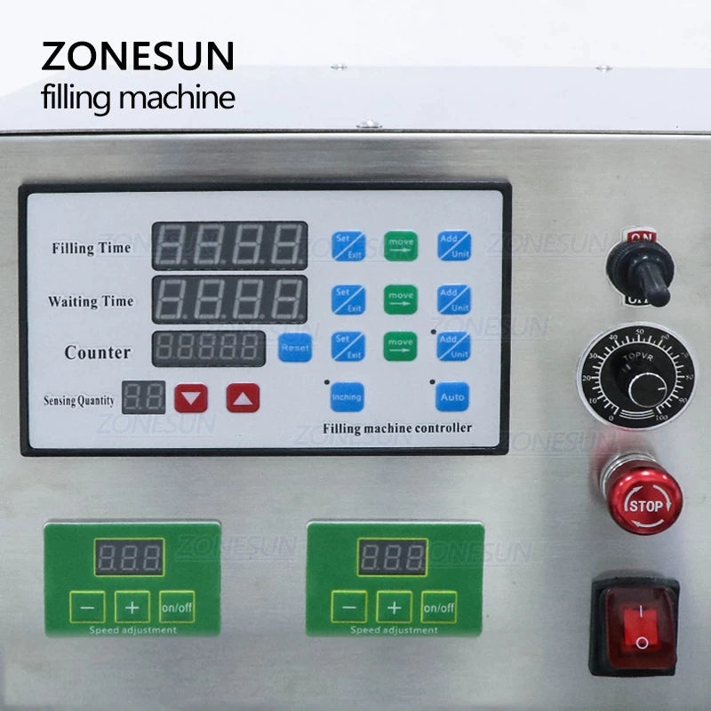 ZONESUN ZS-DTDP2 Desktop Diaphragm Pump Liquid Filling Machine