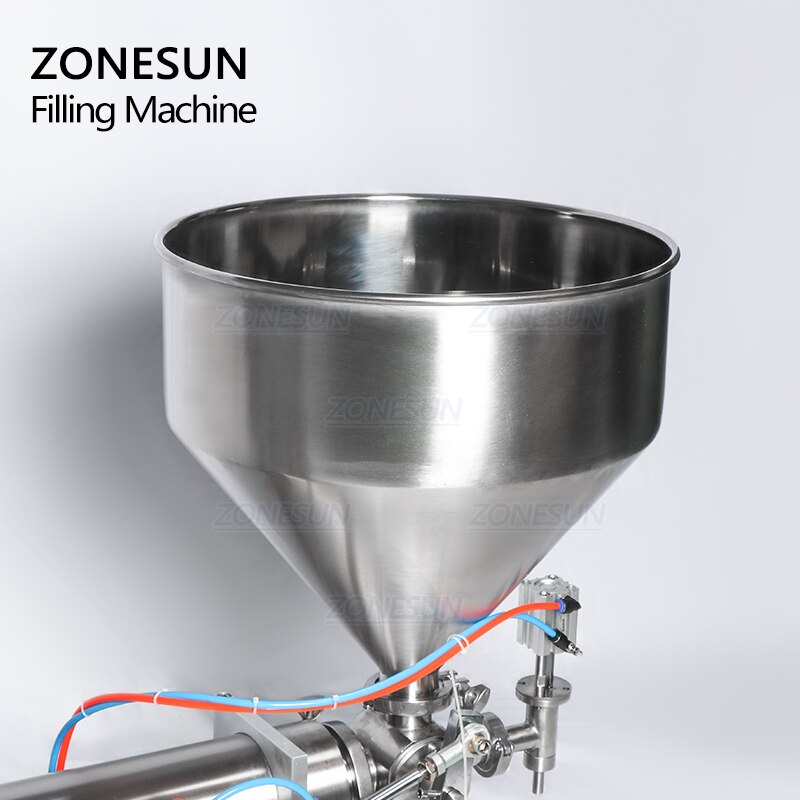 ZONESUN ZS‑GT1P Pneumatic Paste&Liquid Filling Machine–Semi‑Automatic