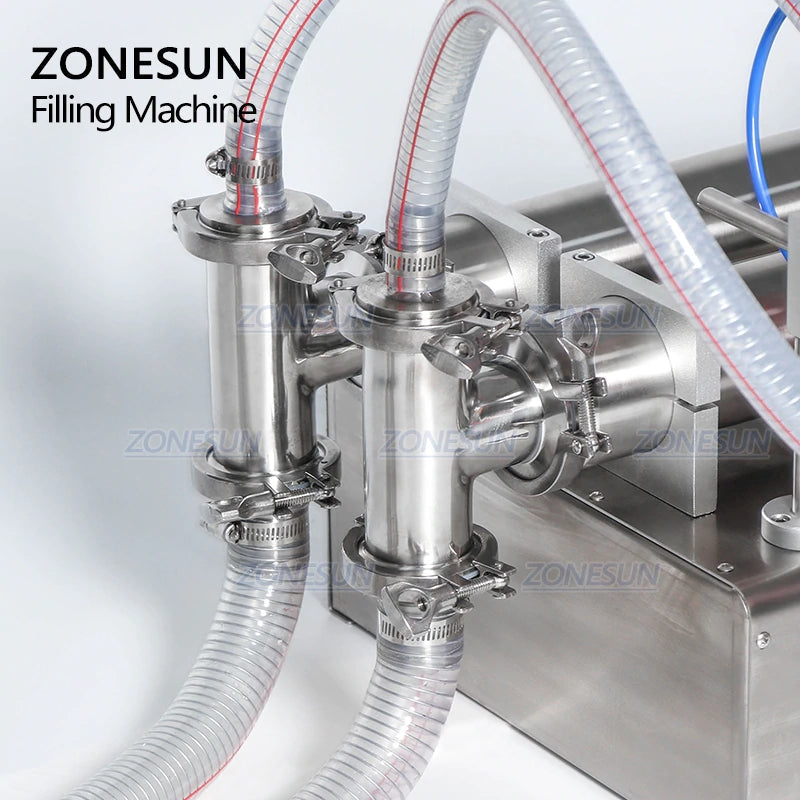 ZONESUN ZS‑YT2 Full Pneumatic 2‑Nozzle Liquid Filling Machine
