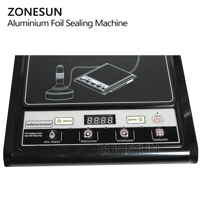 ZONESUN GLF‑500F Microcomputer Induction Sealer –20‑100 mm Bottle Caps