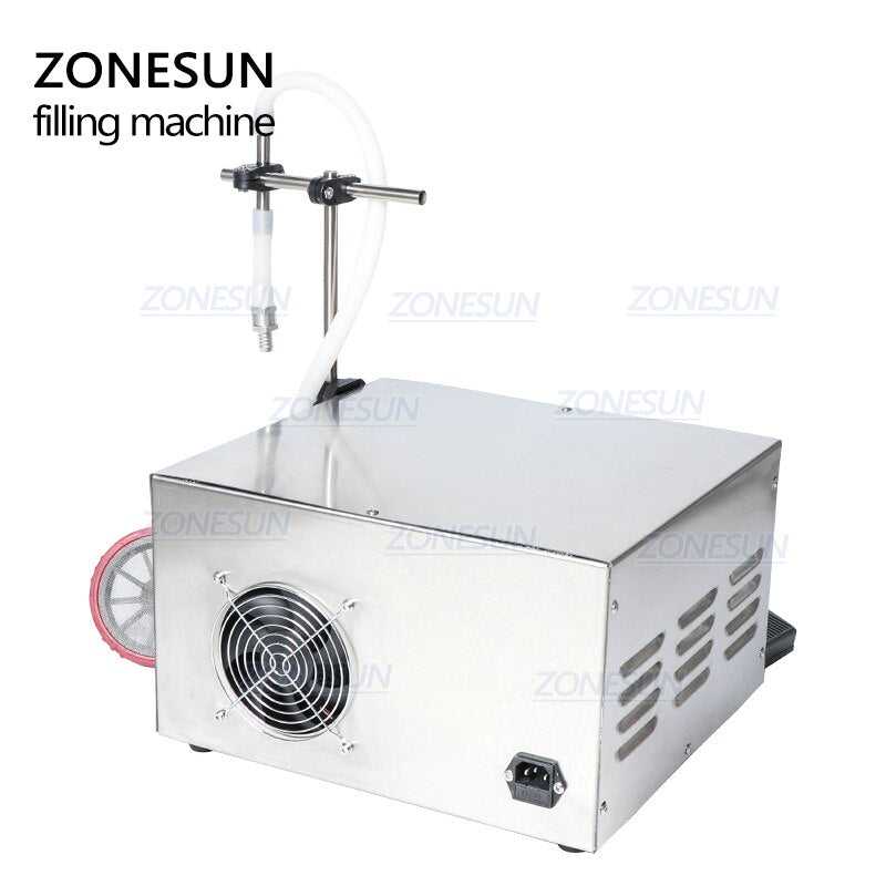 ZONESUN ZS‑GFK17B Semi‑Automatic Diaphragm Pump Liquid Filling Machine