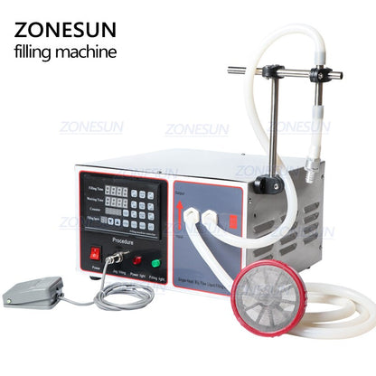 ZONESUN ZS‑GFK17B Semi‑Automatic Diaphragm Pump Liquid Filling Machine