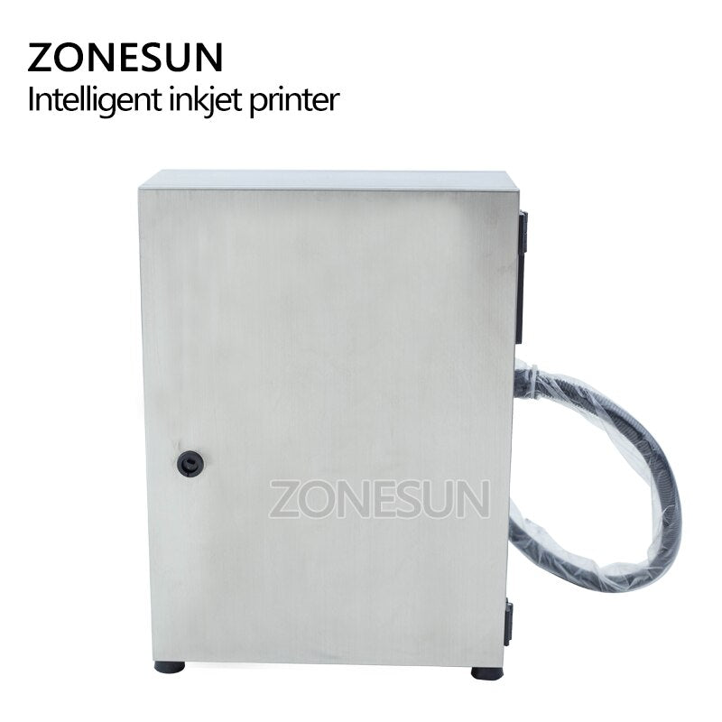 ZONESUN Digital Metal Batch Number Inkjet Printer with Conveyor