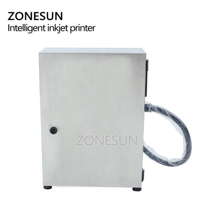 ZONESUN Digital Metal Batch Number Inkjet Printer with Conveyor