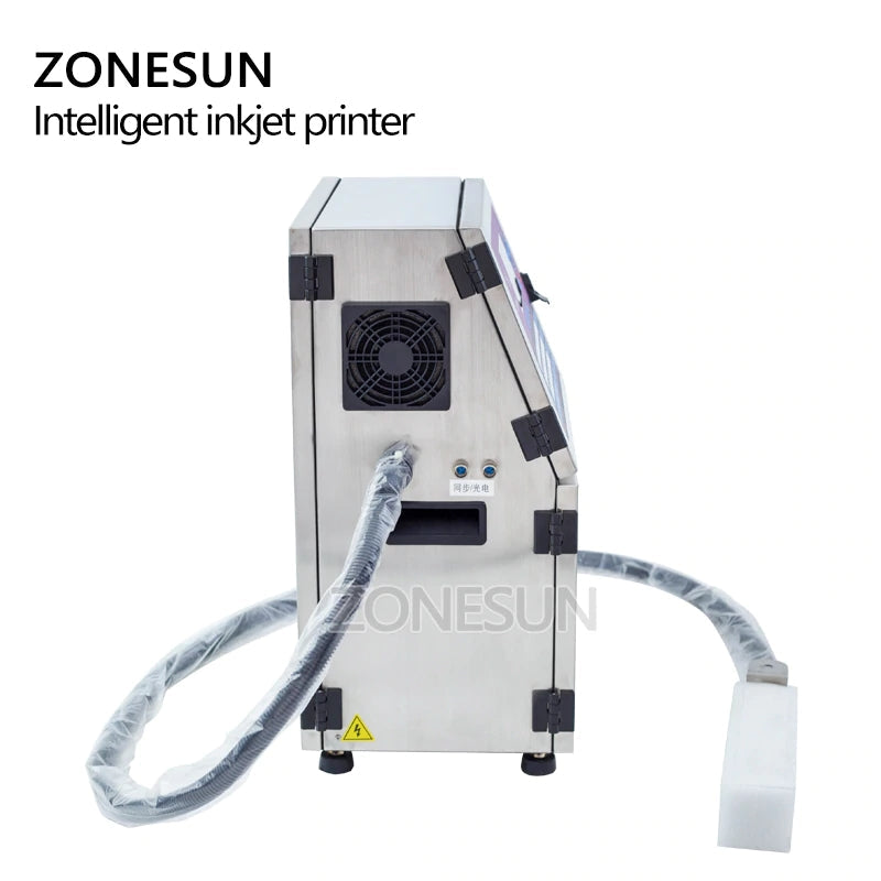 ZONESUN Digital Metal Batch Number Inkjet Printer with Conveyor