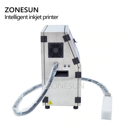 ZONESUN Digital Metal Batch Number Inkjet Printer with Conveyor