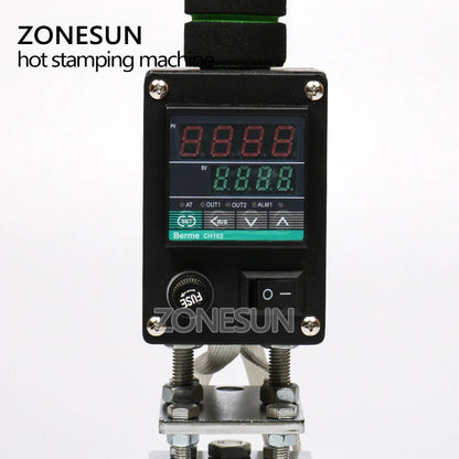ZONESUN 500W Hand‑held Hot Stamping Tool – 5×7 cm / 8×10 cm / 10×13 cm