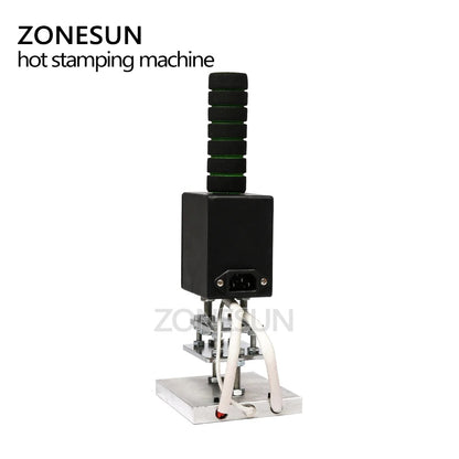 ZONESUN 500W Hand‑held Hot Stamping Tool – 5×7 cm / 8×10 cm / 10×13 cm