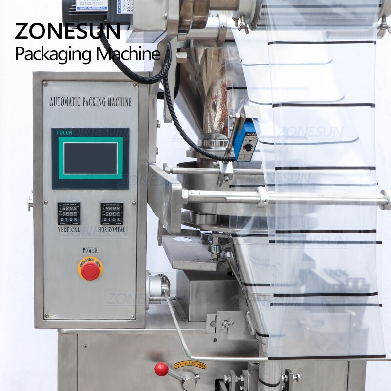 ZONESUN ZS‑K100 Automatic Powder Filling Sealing Machine–With Date Printer