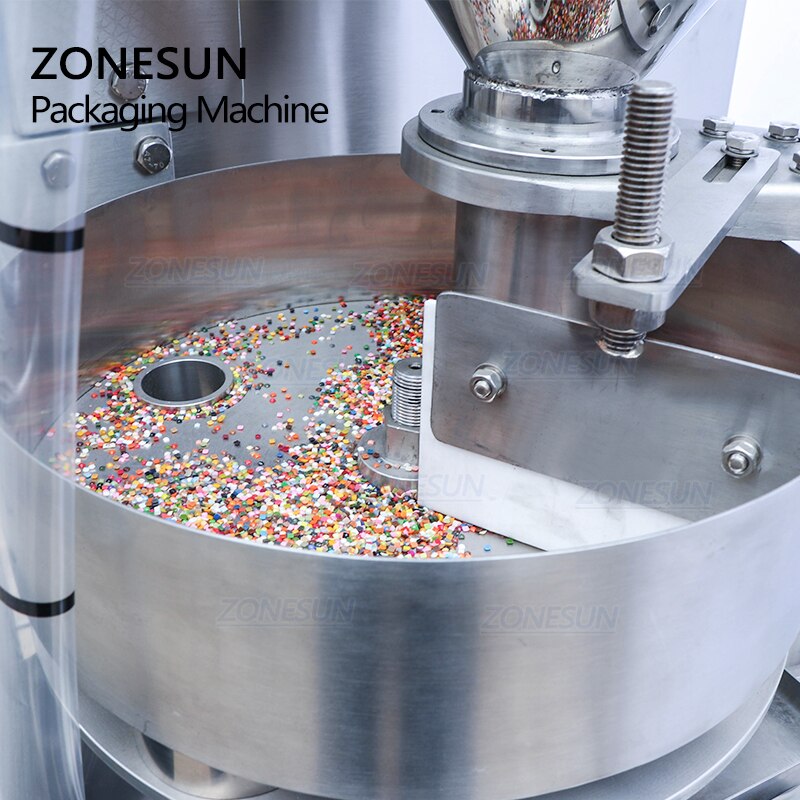 ZONESUN ZS‑K100 Automatic Powder Filling Sealing Machine–With Date Printer