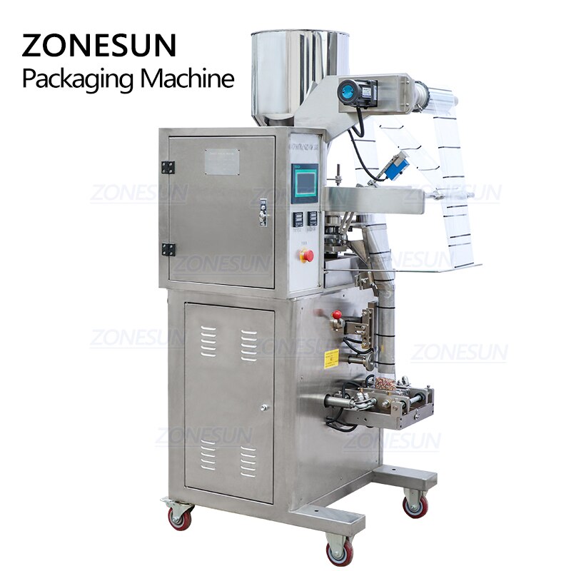 ZONESUN ZS‑K100 Automatic Powder Filling Sealing Machine–With Date Printer