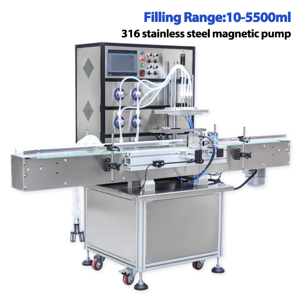 ZONESUN ZS‑VTMP80C Automatic Magnetic Pump Liquid Filling Machine