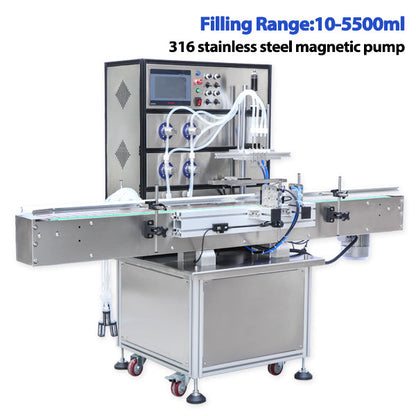 ZONESUN ZS‑VTMP80C Automatic Magnetic Pump Liquid Filling Machine