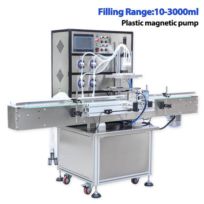 ZONESUN ZS‑VTMP80C Automatic Magnetic Pump Liquid Filling Machine
