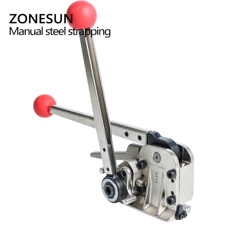 ZONESUN MH35 Manual Sealless Steel Strapping Tool–16–25 mm Heavy‑Duty