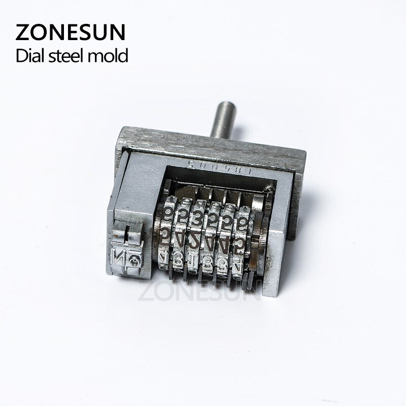 ZONESUN Thermal Ribbon Dialing Number Print Accessory for Hot Stamping