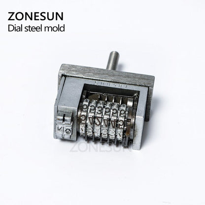ZONESUN Thermal Ribbon Dialing Number Print Accessory for Hot Stamping