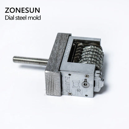ZONESUN Thermal Ribbon Dialing Number Print Accessory for Hot Stamping