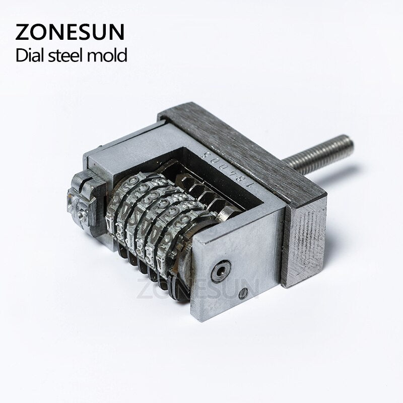 ZONESUN Thermal Ribbon Dialing Number Print Accessory for Hot Stamping