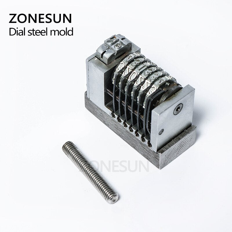 ZONESUN Thermal Ribbon Dialing Number Print Accessory for Hot Stamping