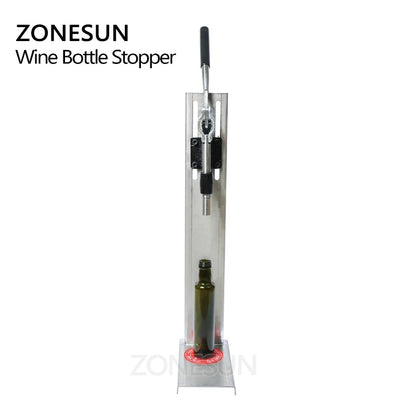 ZONESUN Manual Wine Corking Machine for 20–24mm Bottles