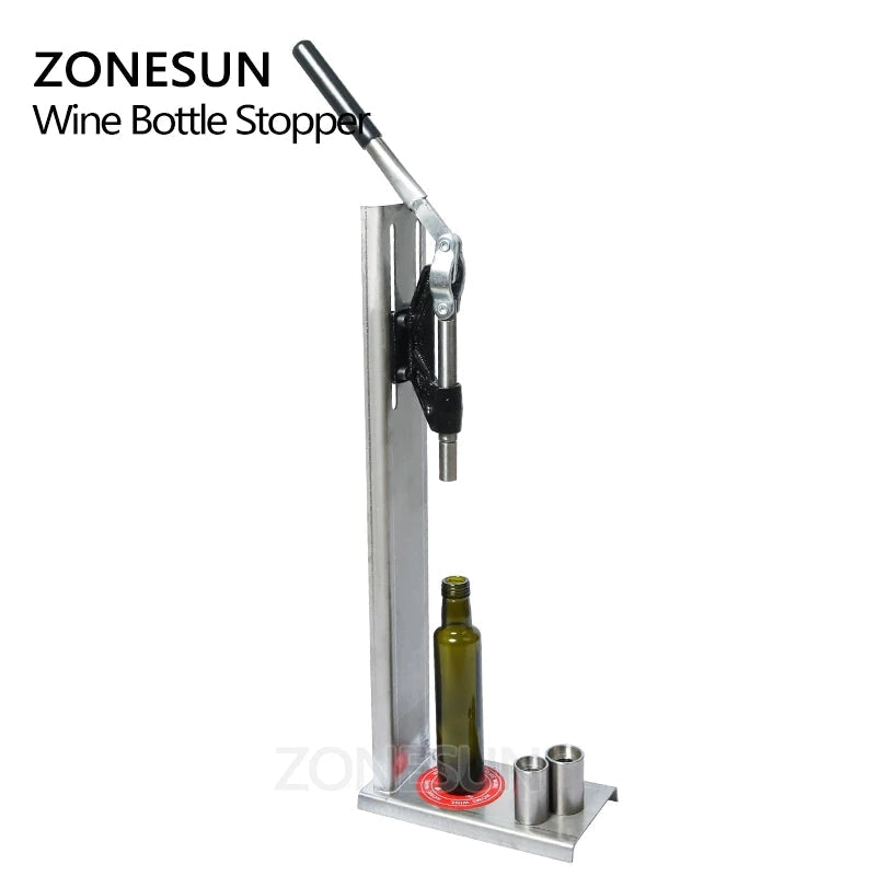ZONESUN Manual Wine Corking Machine for 20–24mm Bottles