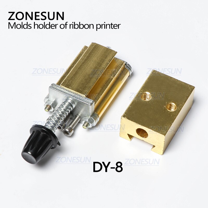 ZONESUN Copper Mould Holder for DY‑8 & HP241B Ribbon Coding Machines