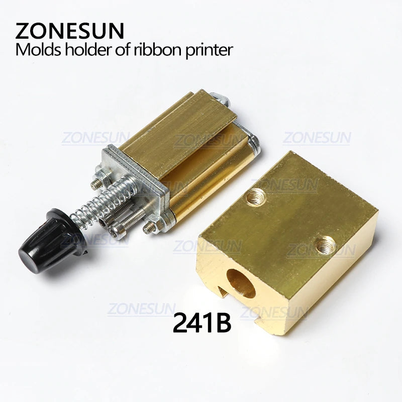 ZONESUN Copper Mould Holder for DY‑8 & HP241B Ribbon Coding Machines