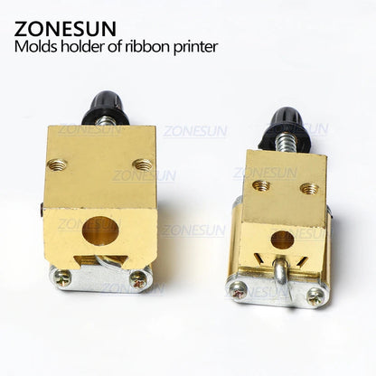 ZONESUN Copper Mould Holder for DY‑8 & HP241B Ribbon Coding Machines