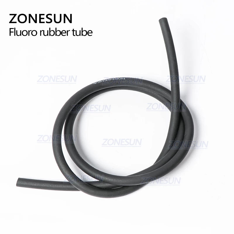 ZONESUN PJ-GZ6 Fluorine Rubber Hose 2m for Acid & Alkali Filling
