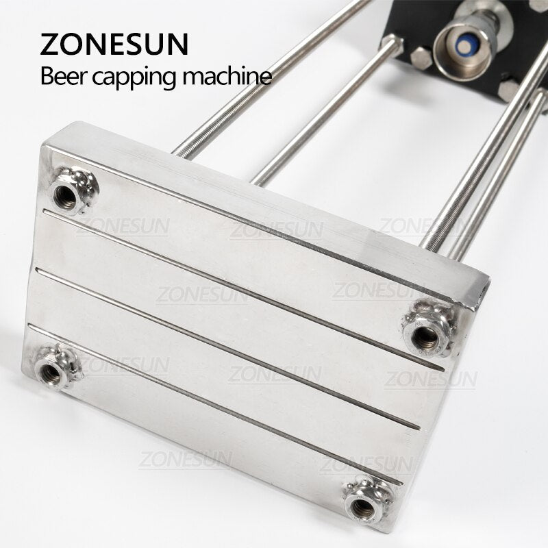 ZONESUN ZS‑BBC2 Pneumatic Semi‑Auto Beer Crown Capper