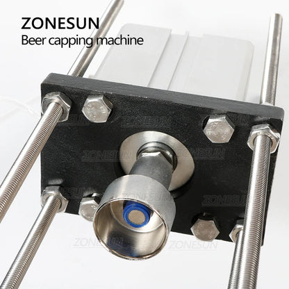 ZONESUN ZS‑BBC2 Pneumatic Semi‑Auto Beer Crown Capper