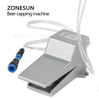 ZONESUN ZS‑BBC2 Pneumatic Semi‑Auto Beer Crown Capper