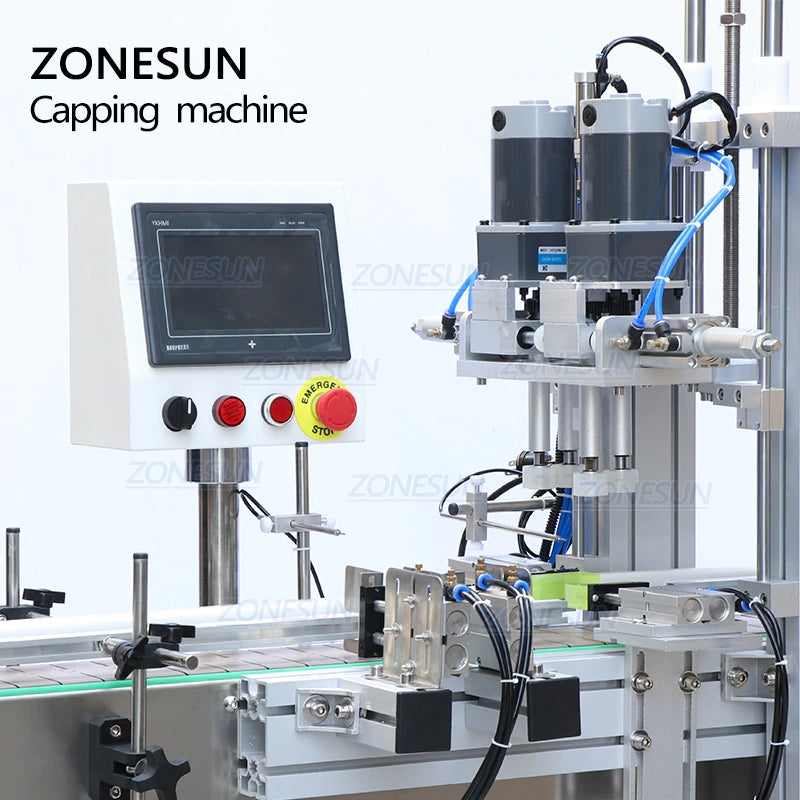 ZONESUN ZS‑XG16 Pneumatic Automatic Bottle Capping Machine