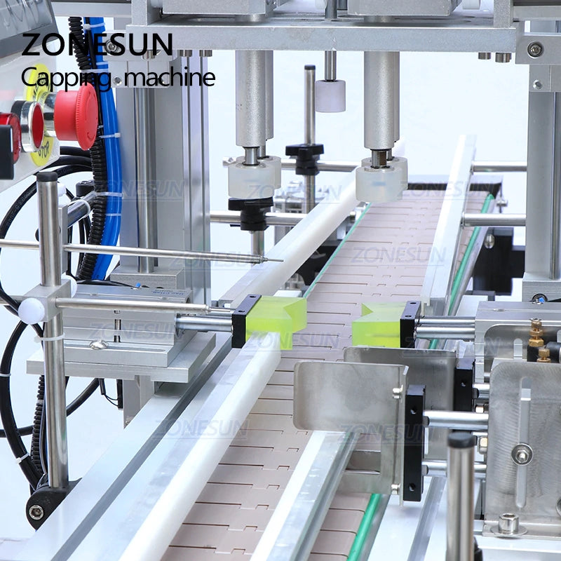 ZONESUN Automatic 4 Nozzles Liquid Filling Capping Production Line