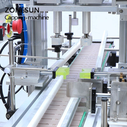 ZONESUN Automatic 4 Nozzles Liquid Filling Capping Production Line