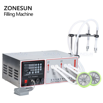 ZONESUN ZS‑GFK17B High Flow Diaphragm Pump Liquid Filling Machine