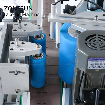 ZONESUN ZS‑TB500 Desktop Double‑Side Round Bottle Labeler with Coder