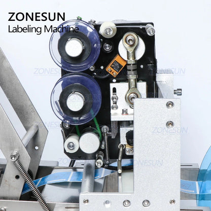 ZONESUN ZS‑MT50D Semi‑automatic Round Labeling Machine with Date Coder