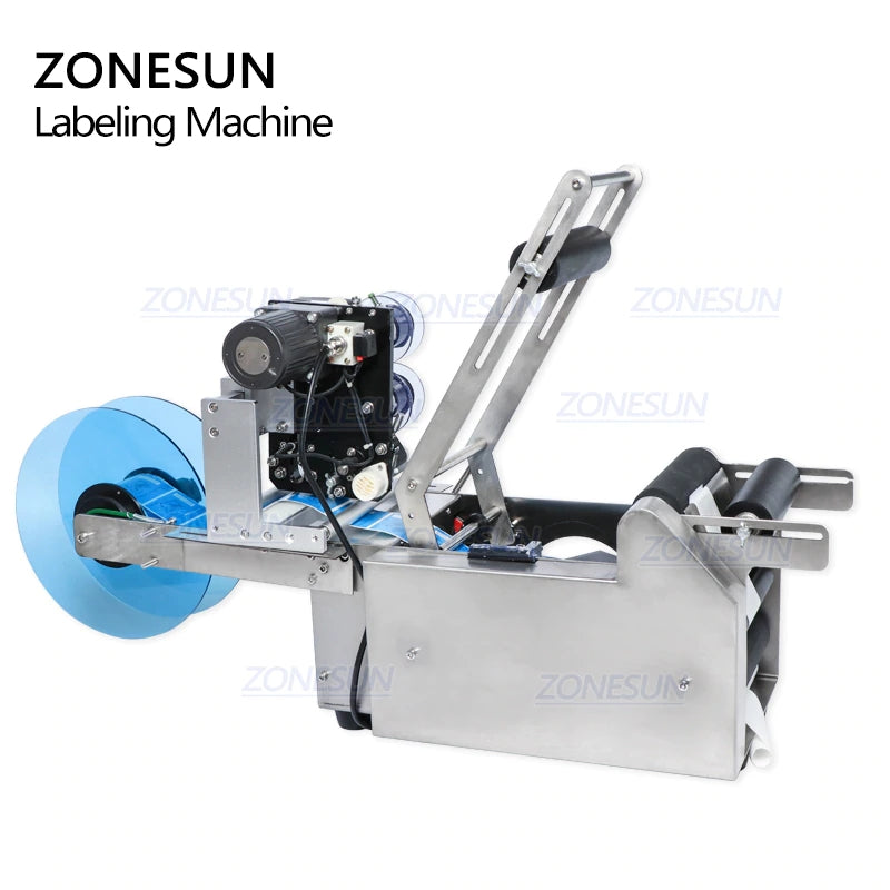 ZONESUN ZS‑MT50D Semi‑automatic Round Labeling Machine with Date Coder