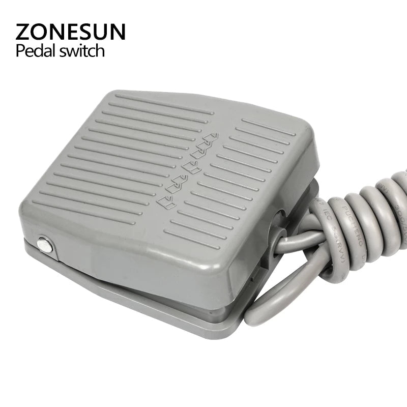 ZONESUN TFS-201 Pedal Switch with Self Reset for Filling Machines
