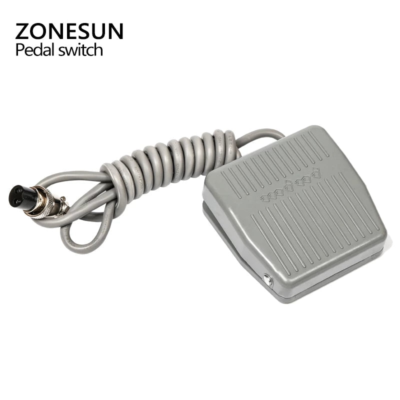 ZONESUN TFS-201 Pedal Switch with Self Reset for Filling Machines
