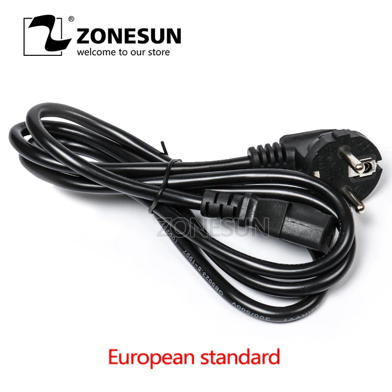 ZONESUN Universal EU GER AU CHN Plug Adapter for Electric Filling Machine