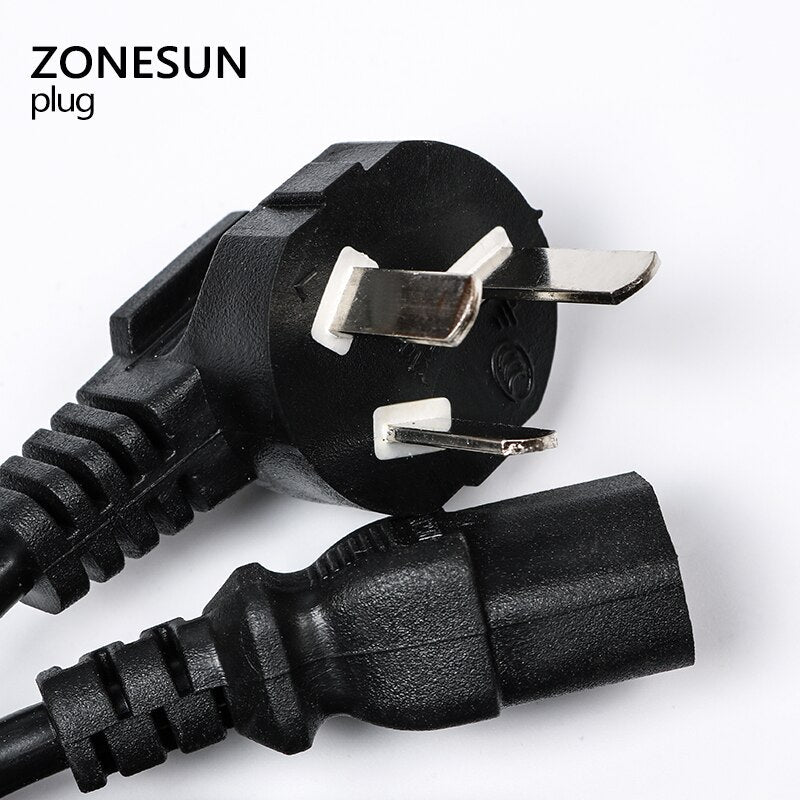 ZONESUN Universal EU GER AU CHN Plug Adapter for Electric Filling Machine