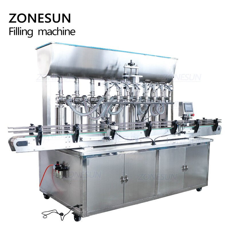 ZONESUN ZS‑YT8T‑8G Automatic Paste & Liquid Filling Machine